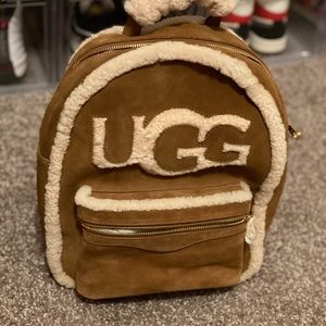Ugg Dannie sheepskin Backpack Chestnut